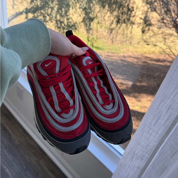 Nike air max 97 red black white 7 8.5 - Picture 3 of 6